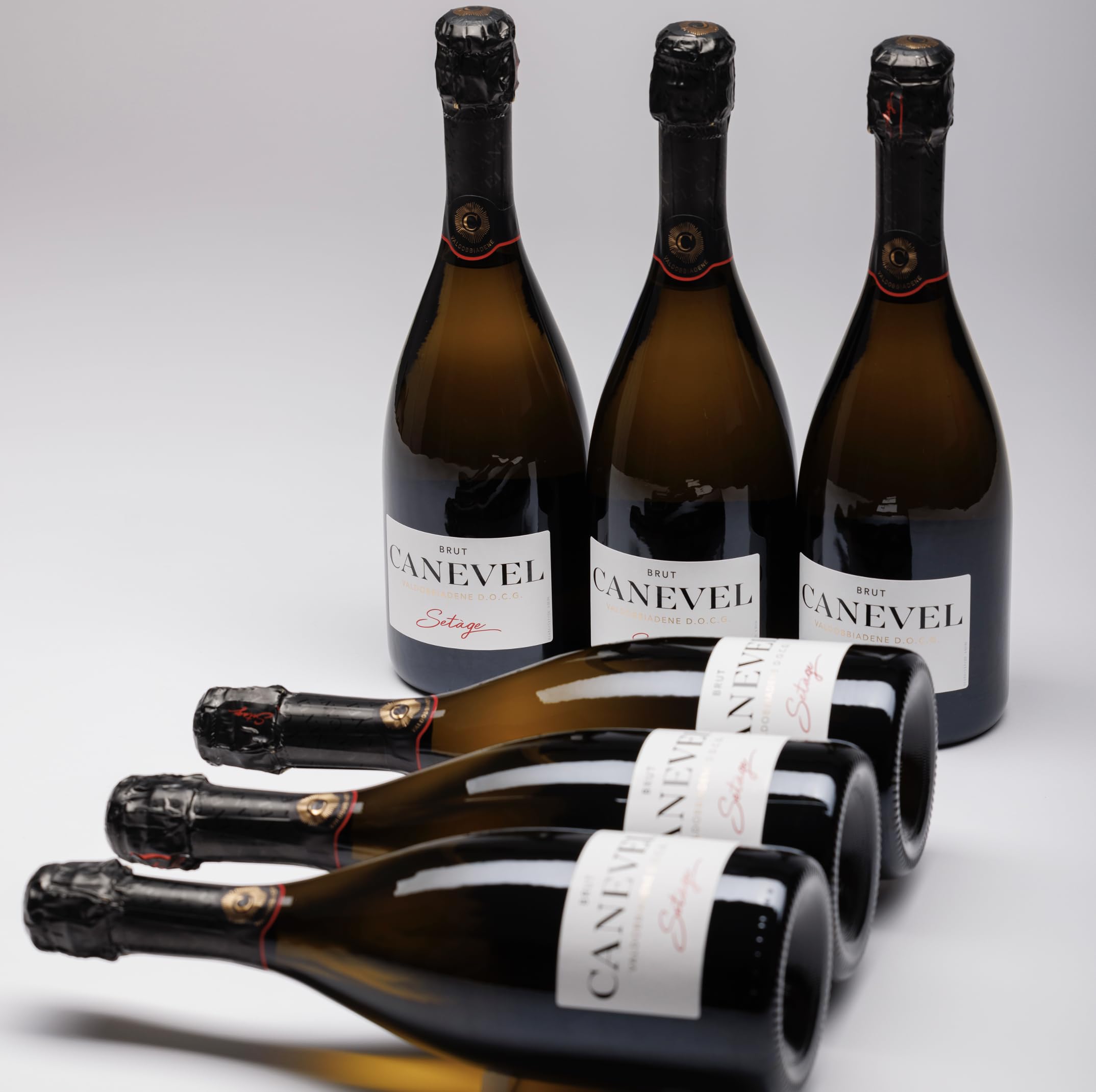 CANEVEL "SETÀGE BRUT" 2024 | Valdobbiadene Prosecco Superiore DOCG | 6x750 ml | Paquete 6 botellas