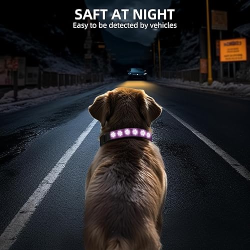 Miniatura 7 de Collar de perro LED AirTag - Collares de perro con luz más brillante - Soporte impermeable IP67 para collar de perro - 1,600 pies de alta