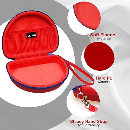 Miniatura 4 de LTGEM - Funda compatible con auriculares inalámbricos JBL JR 310  Junior 320BT  JR 300BT con cancelación de ruido para niños, color rojo (solo funda)