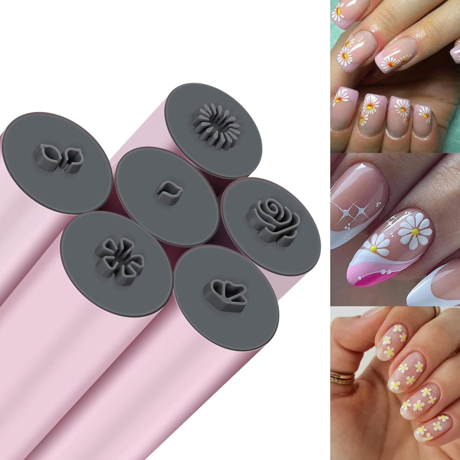 Nails Art Stamp Pen, 6Pcs Nails Art Stamp Pen Set, nail art stamp, Nail Graffiti