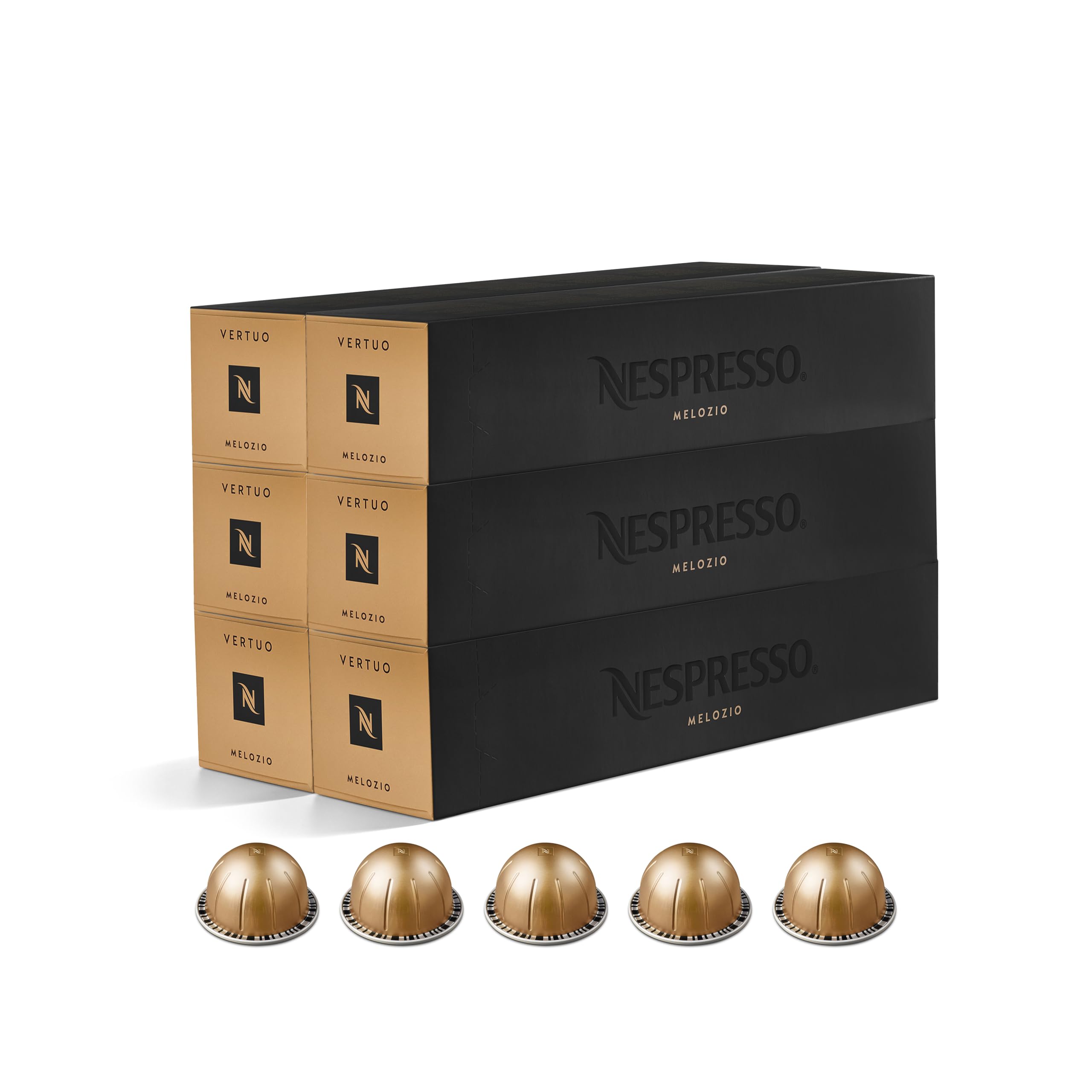 Nespresso Vertuo Melozio Coffee Pods Medium Roast Intensity 6 60 Pods