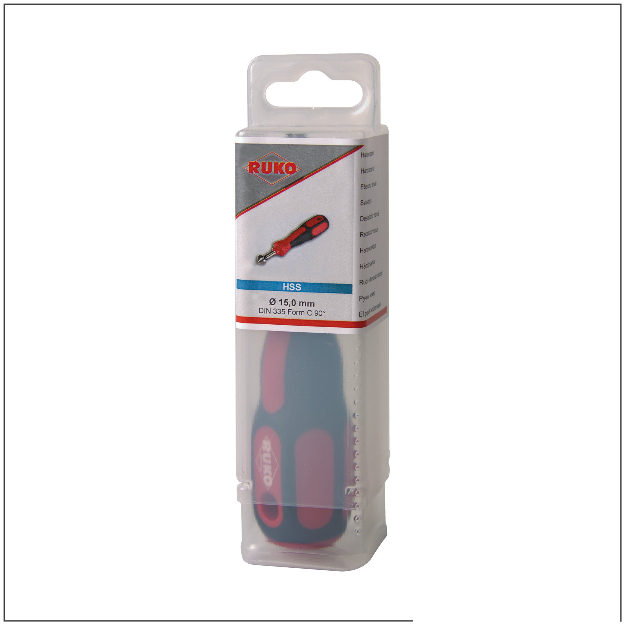 RUKO 102147 - Avellanador manual, DIN 335 forma C 90º (25 x 142 mm)