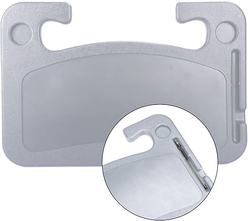 Miniatura 8 de JUSTTOP Escritorio para volante de automóvil, accesorios de viaje para automóvil, bandejas de soporte de automóvil para comer, bandeja de escritorio
