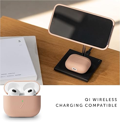 Miniatura 5 de Native Union Funda Curve para AirPods (3 generación) - Elegante funda de silicona texturizada - Compatible con carga inalámbrica Qi - para AirPods