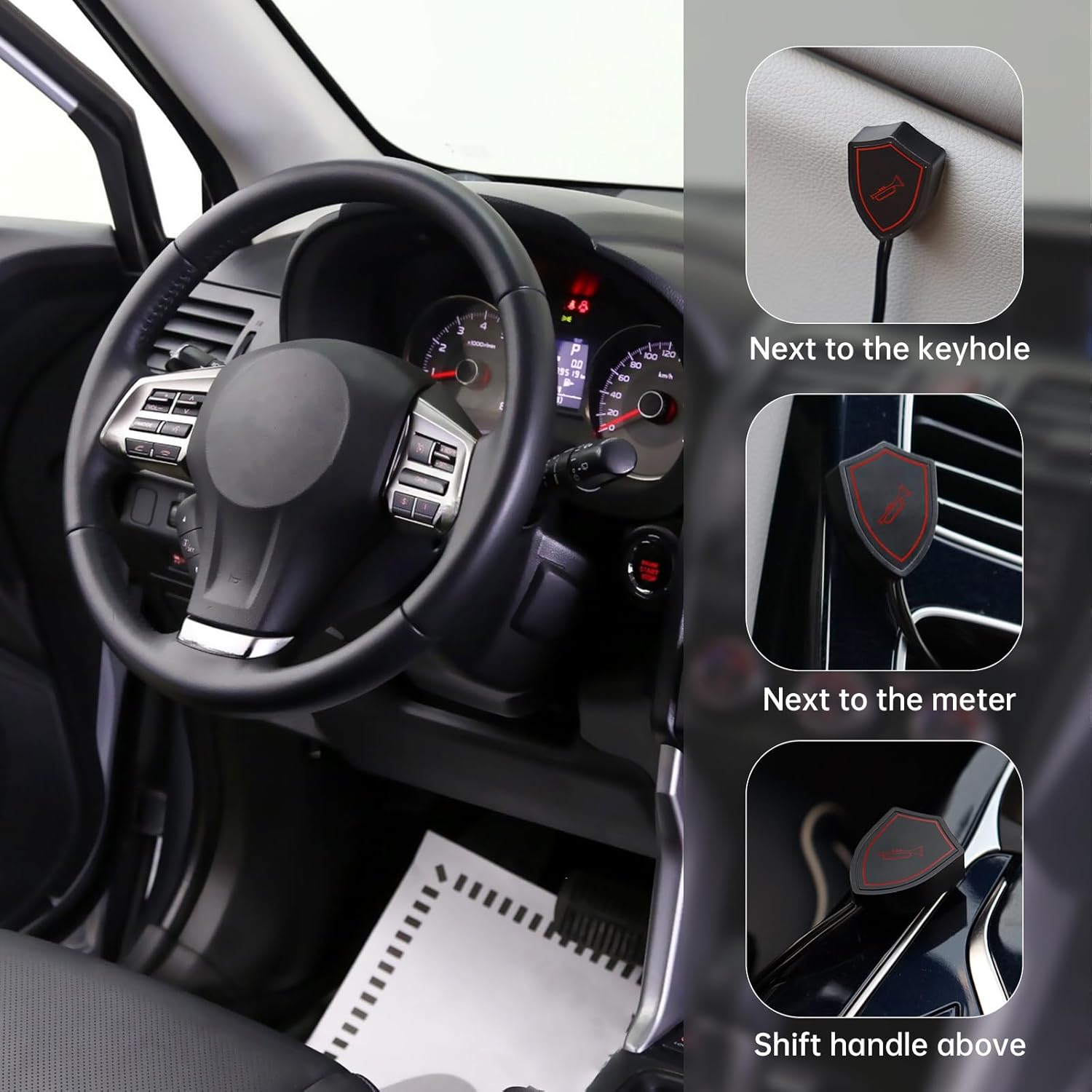 Train Horn Air Horn 12V Truck Horn 185dB Super Loud 4 Trumpet Horns Loud Train Horns for Truck with Compressor for Vehicle Cars Trucks Pickup Trains Lorrys Boats