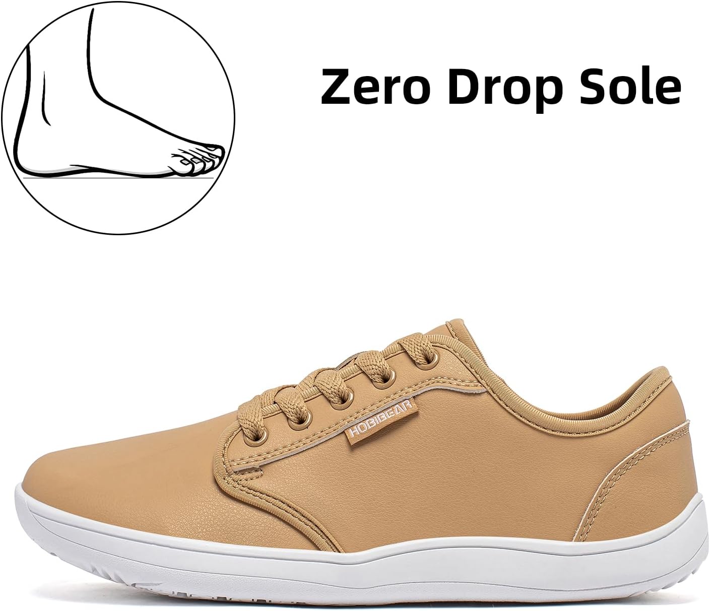 HOBIBEAR Unisex Wide Barefoot Shoes for Mens Womens Minimalist Zero Drop Shoes Sneakers - Image 3