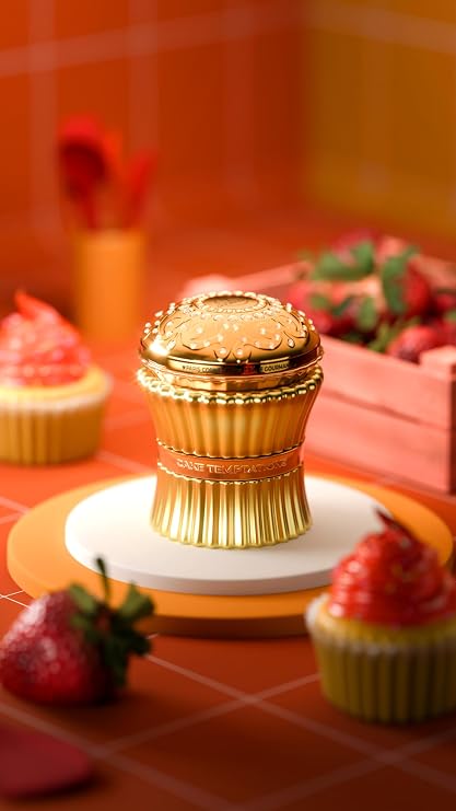 Paris Corner | Cake Temptation Ministry of Gourmand Eau de Parfum 3.4 Fl Oz | Unisex Coconut Perfume with Fruity and Gourmand Notes | Long-Lasting Scent for All Occasions