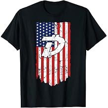 Digibyte DGB Cryptocurrency American Flag Grunge Patriotic T-Shirt