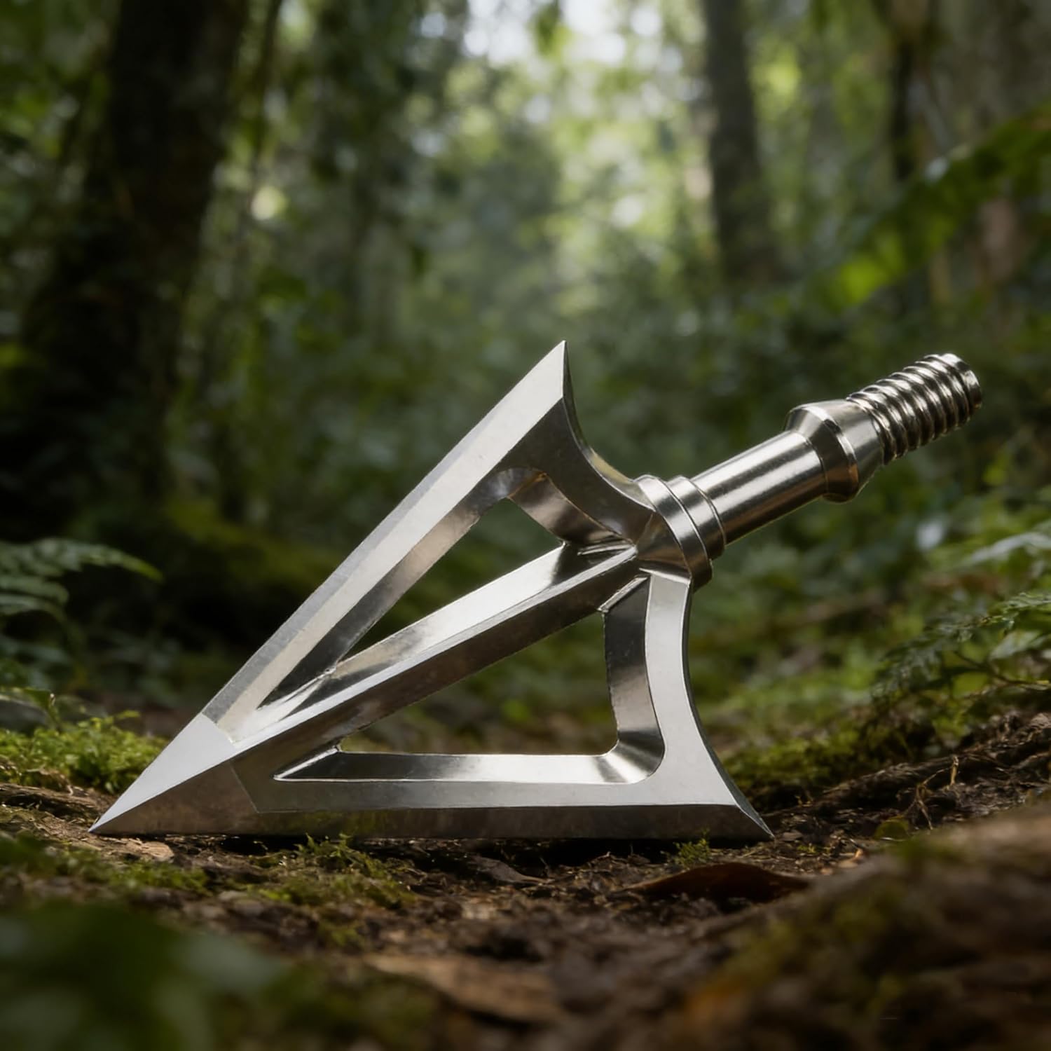 LightingU Archery Broadheads Fixed Blades Stainless Steel Hunting Broadheads for Crossbow Recurve Bow and Compound Bow