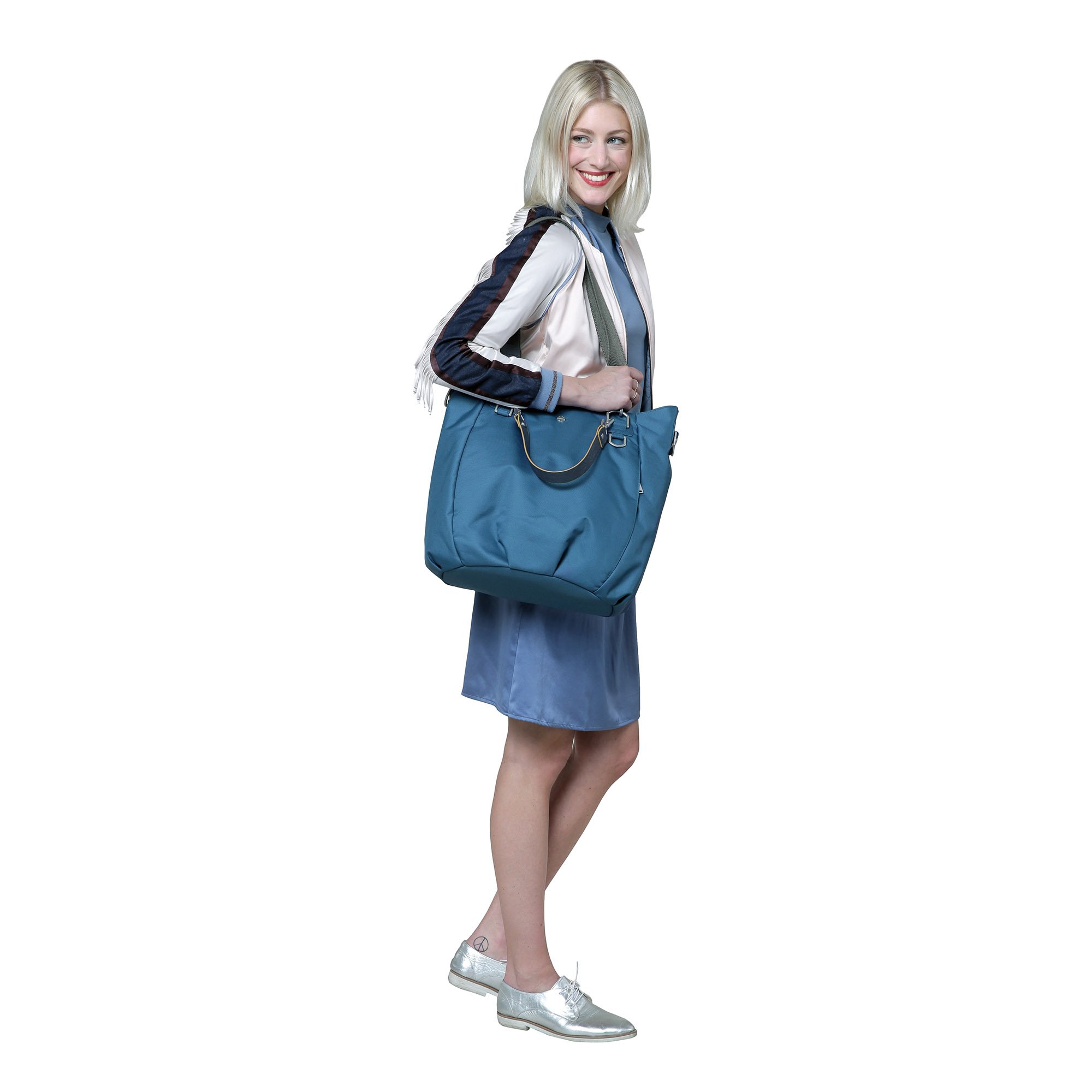 LÄSSIG Baby Wickeltasche Babytasche Kliniktasche, inkl. Wickelzubehör, Green Label Mix 'n Match Bag, ocean