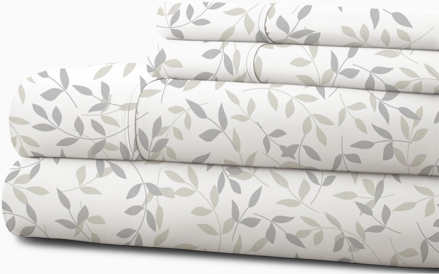 S.L. Home Fashions, Inc. Lindsay Super Soft Microfiber 4 Pc Sheet Set, King, Gray