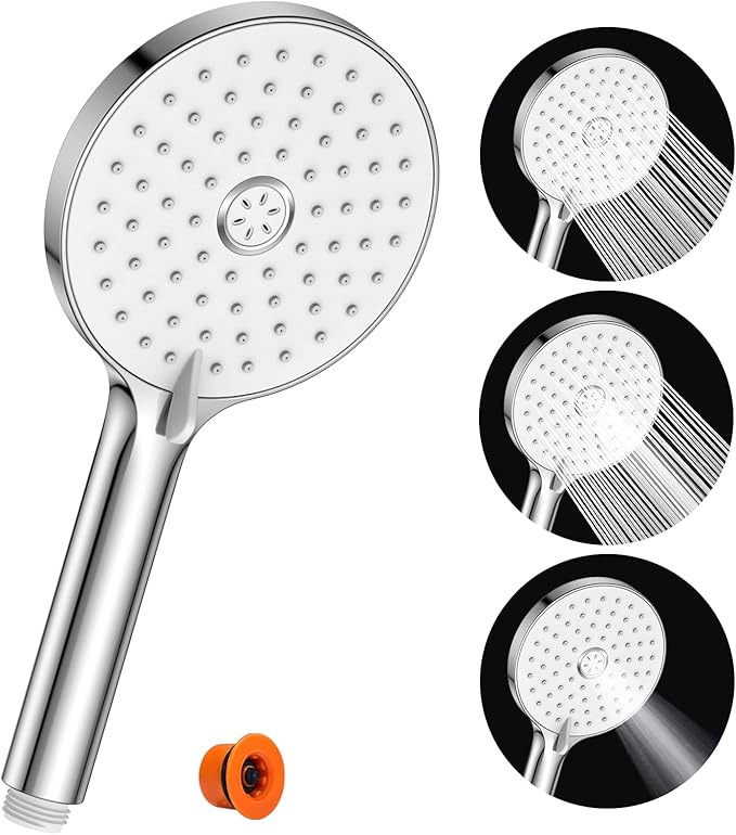 Shower Head High Pressure Handheld SREWOHS PRO Power Shower Head Low