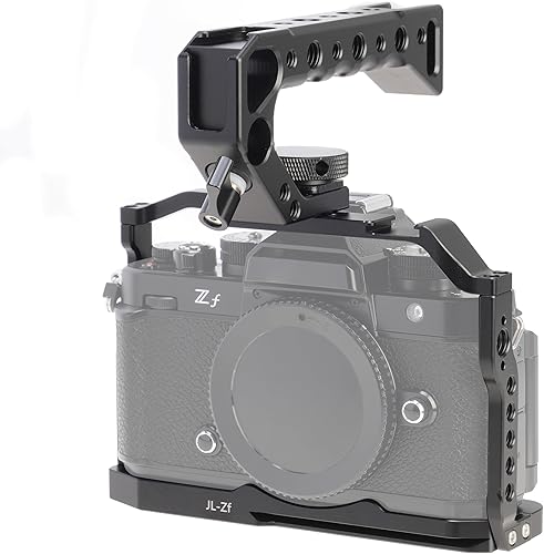 Vista 35 de Fotga Soporte estabilizador de jaula de cámara de aluminio de aleación + mango superior para Sony A7C ILCE-7C α7C sin espejo DSLR cámara de vídeo