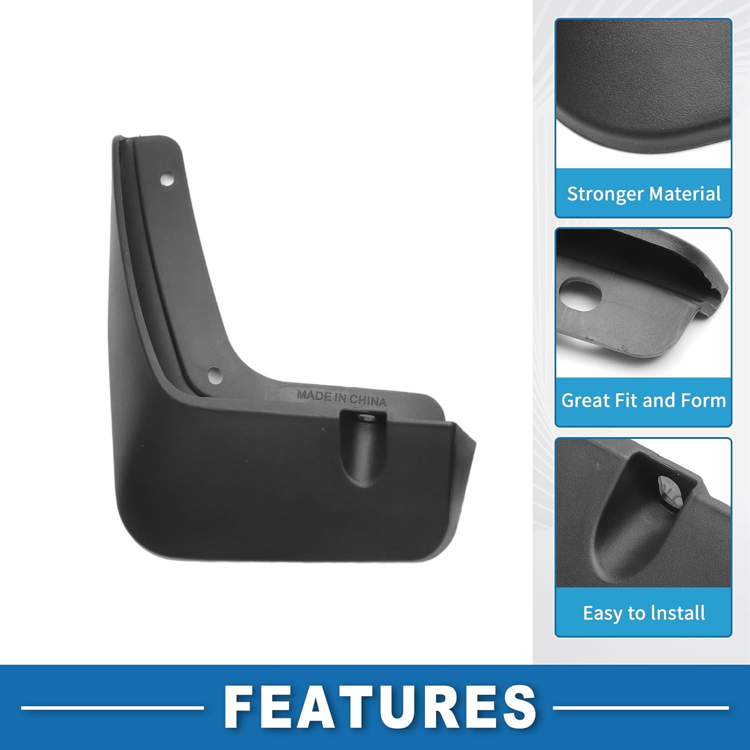 Mud Flap Splash Guard with Mount Accessories Front & Rear Side Mud Guard for Hyundai Palisade 2020-2023 (Set of 4)