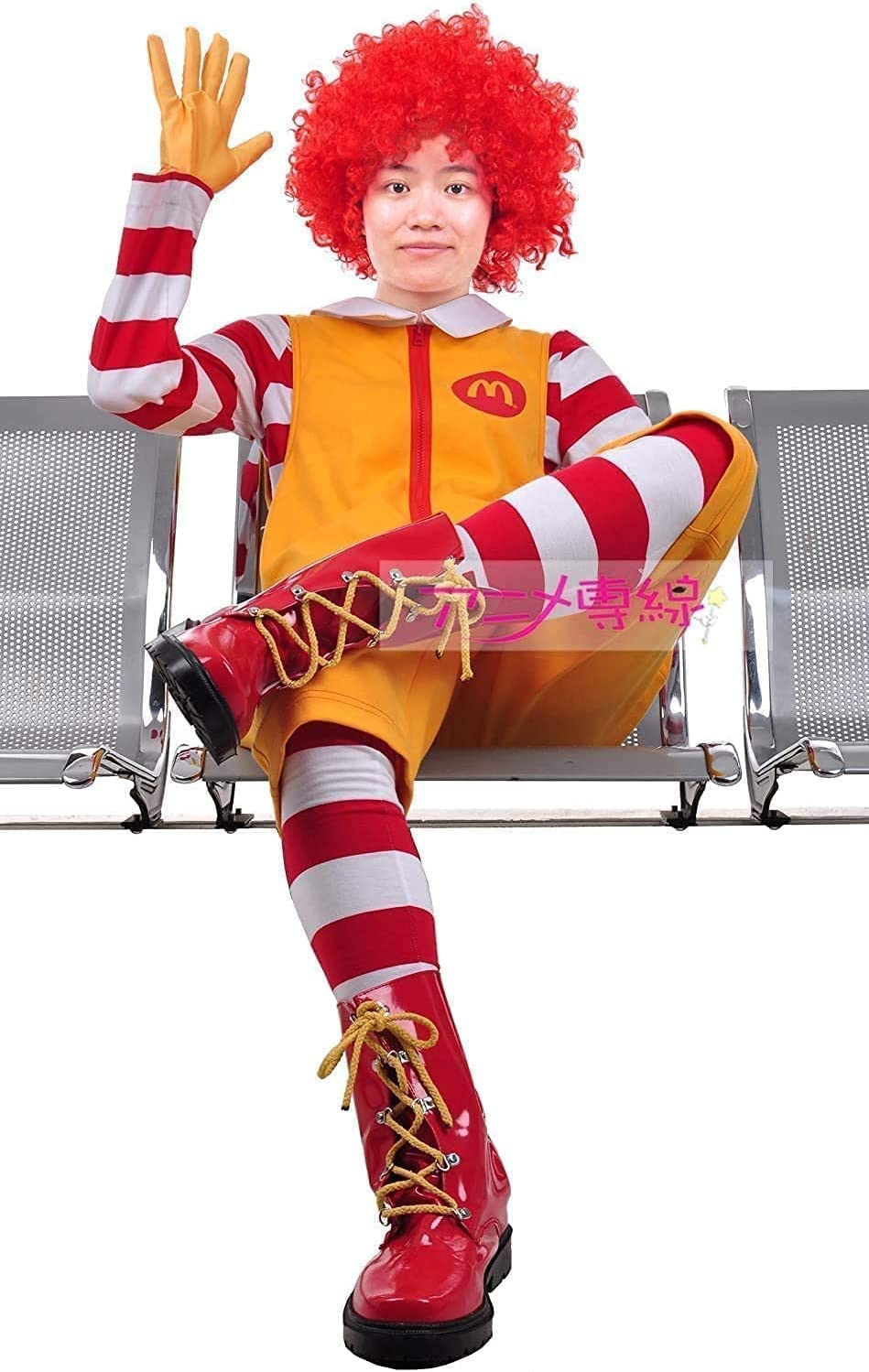 マックのコスプレ服 Amazon.co.jp: 漫人坊マクドナルド ドナルド 風】マック 仮装