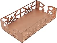 Vista 11 de Boston International Servilletero de metal, tamaño de cóctel, cuerno largo negro