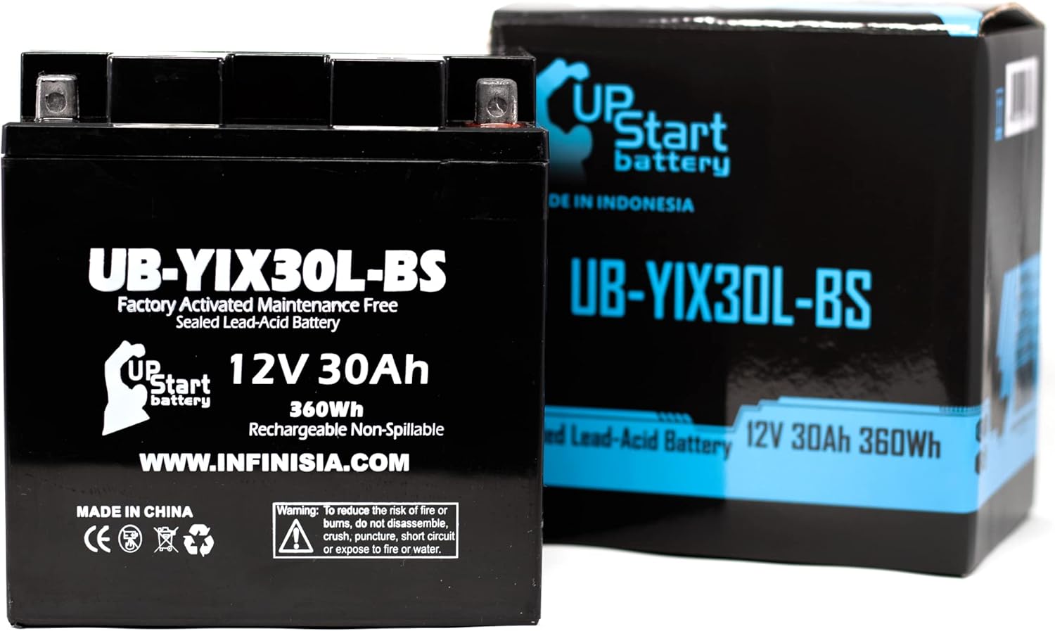 UB-YIX30L-BS Battery Replacement for 2004 Polaris Sportsman, Military 700 CC ATV – Factory Activated, Maintenance Free, Motorcycle Battery – 12V, 30AH, UpStart Battery Brand UB-YIX30L-BS Battery Replacement for 2004 Polaris Sportsman, Military 700 CC ATV – Factory Activated, Maintenance Free, Motorcycle Battery – 12V, 30AH, UpStart Battery Brand