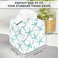 Vista 69 de Tissue Box Cover Square Decorative Tissue Box Holder Cute Funny Cube Tissue Case Cover-Alpaca Tissue Box Cover