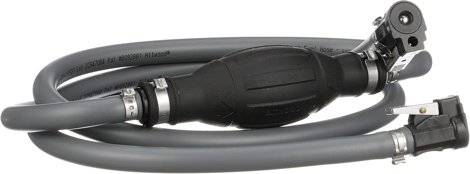 Attwood 93806YI7 Portable Fuel Tank Fuel Line Kit - Not For Use In USA : Sports & Outdoors