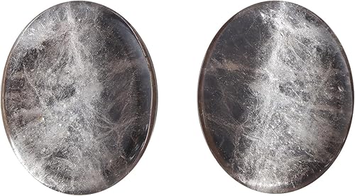 Miniatura 15 de Piedras de preocupación de chakras para la ansiedad, cristal de lapislázuli, tallado a mano, piedra de bolsillo tallada a mano, piedra pulida