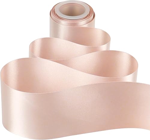 Vista 879 de MEEDEE Orange Satin Ribbon - 1.5 inch Double Faced Satin Ribbon, 50 Yards - Neon Tangerine - For Christmas, Thanksgiving, Halloween, Weddings