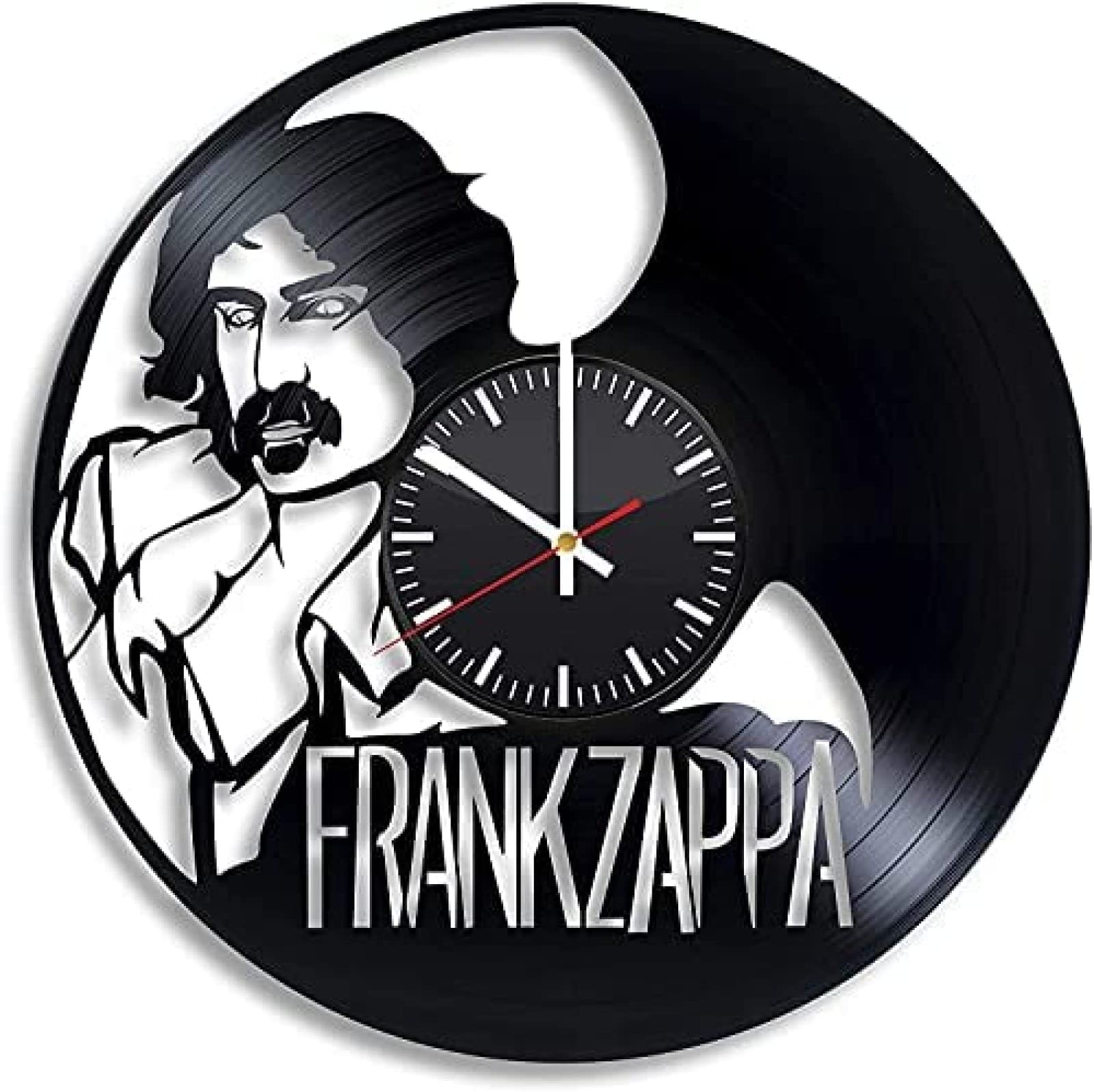 AVJERA Frank Zappa Vinyl Record Retro Wall Clock New Year Christmas Birthday Gift Personality Creative Home Design Wall Decoration
