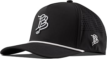 Branded Bills BB Golf Cutout Curved 5 Panel Rope Golf Hat for Men | Baseball Cap