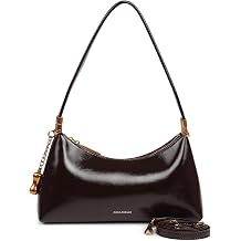 Advanced oil wax leather crescent bag, womens armpit bag, shoulder bag, crossbody bag, handbag, small wallet