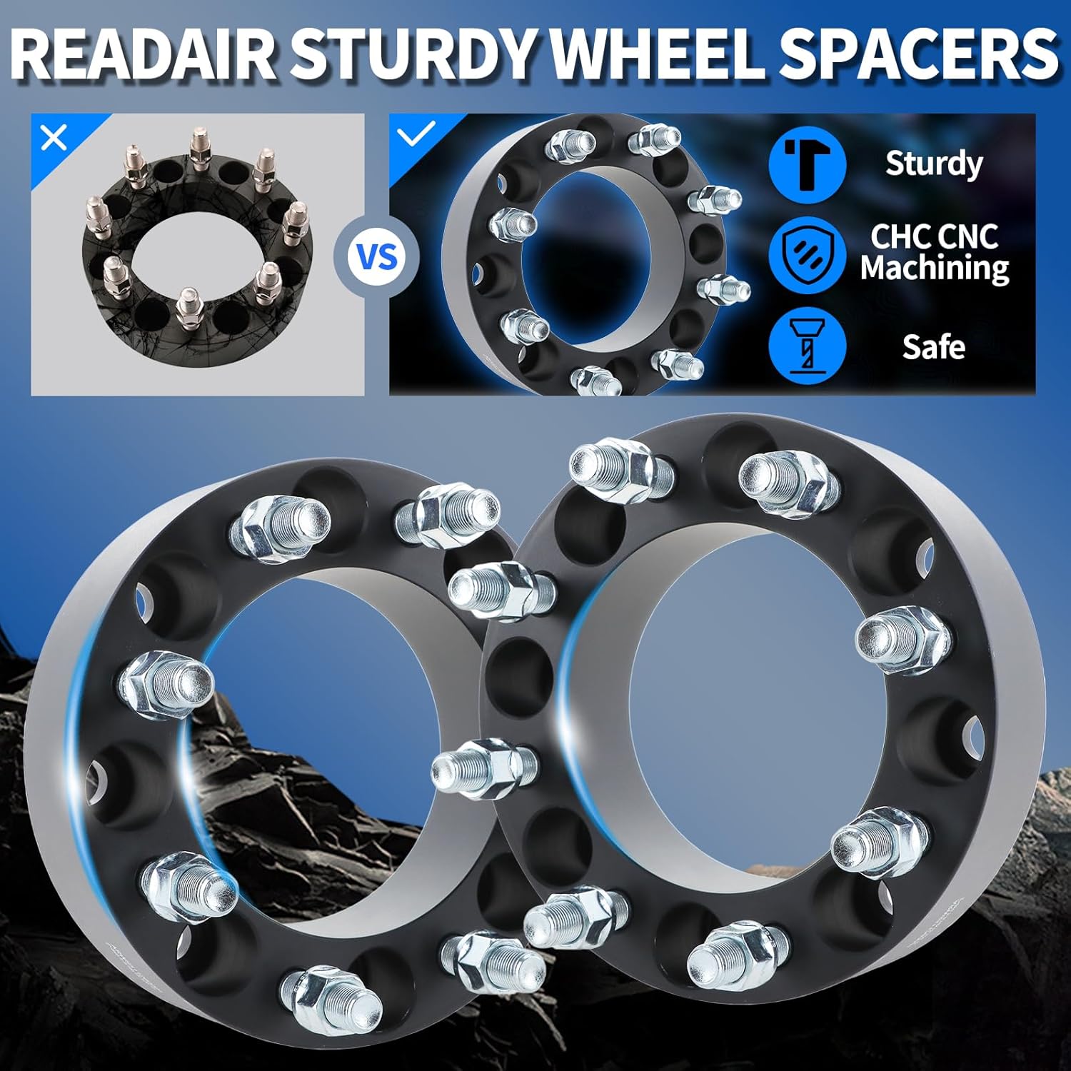 5x5to 5x4.5 Wheel Adapters,1 inch 5 Lug Centric Wheel Adapters (Changes Bolt Pattern) fit for Wrangler, Grand Cherokee, Journey, Commander, Astro, with M12x1.5 Studs 82.5mm Hub Bore,4pcs