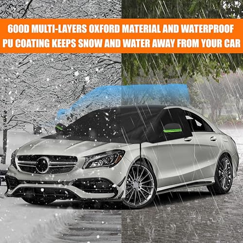 Miniatura 4 de sportuli Cubierta de nieve para parabrisas y ventana lateral delantera de repuesto para Mercedes-Benz CLA 180 200 220 250 2013-2022, cubierta de