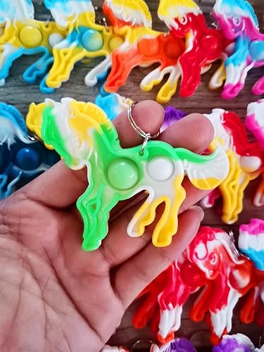 Miniatura 9 de Roaqua Paquete de 30 mini juguetes para ansiedad con forma de caballo pequeño, para autismo, regalo de fiesta de cumpleaños, para escuela, aula,