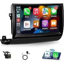 Naifay Fast Boot Linux Car Radio for Toyota Prius 2004 2005 2006 2007 2008 2009 with Wireless Carplay/Android Auto 9" IPS Touchscreen for Prius Radio Bluetooth/FM/Mirrorlink/SWCNon-J.B.L Version