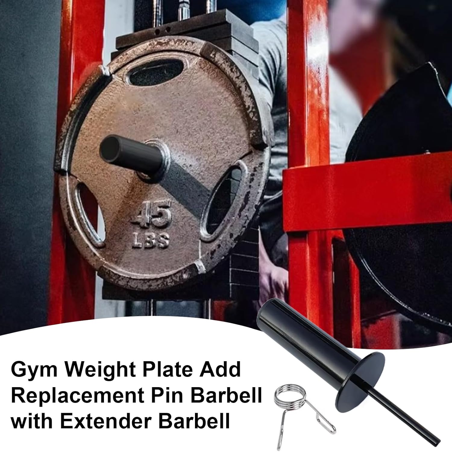 Weight Stack Extender Pin - Heavy Load Tents Extender | Replacement Parts For Gym Equipment Attachment Bar Plate Attachment For Levantami Exercises