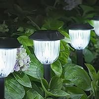Vista 1 de AOSEA 12000K 10 Pack Solar Lights Outdoor IP65 Waterproof,LED Solar Lights for Outside,Landscape Lighting,Garden Decorative for
