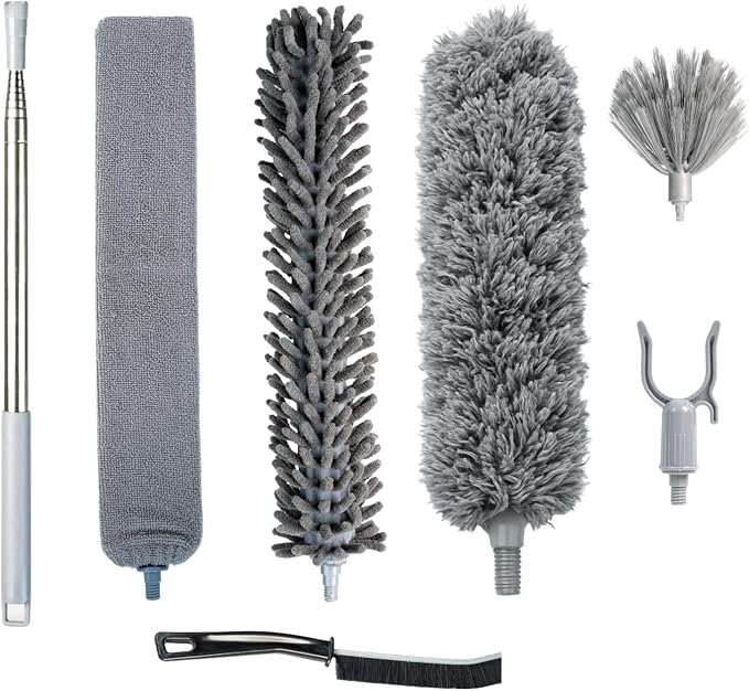 Extendable Microfiber Duster, 8 PCS