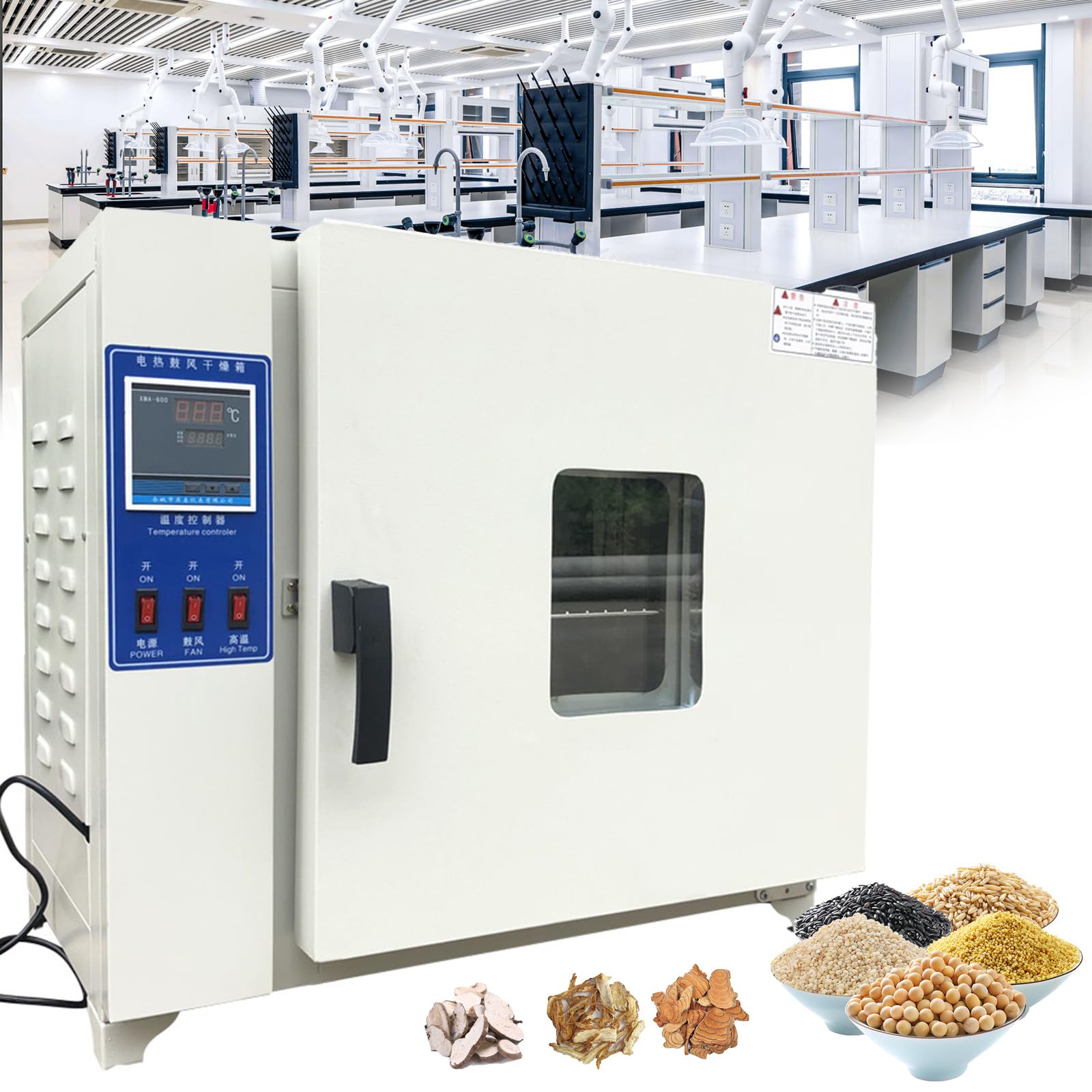 Piec do suszenia konwekcyjnego, elektryczny piec grzewczy 16 l, 50~300℃, cyfrowy piec laboratoryjny z wymuszonym powietrzem do przemysłu, szkół, instytutów badawczych