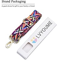 Vista 4 de Correa para bolso con herrajes dorados de repuesto, correa para bolso cruzado, correa ancha ajustable para colgar al hombro