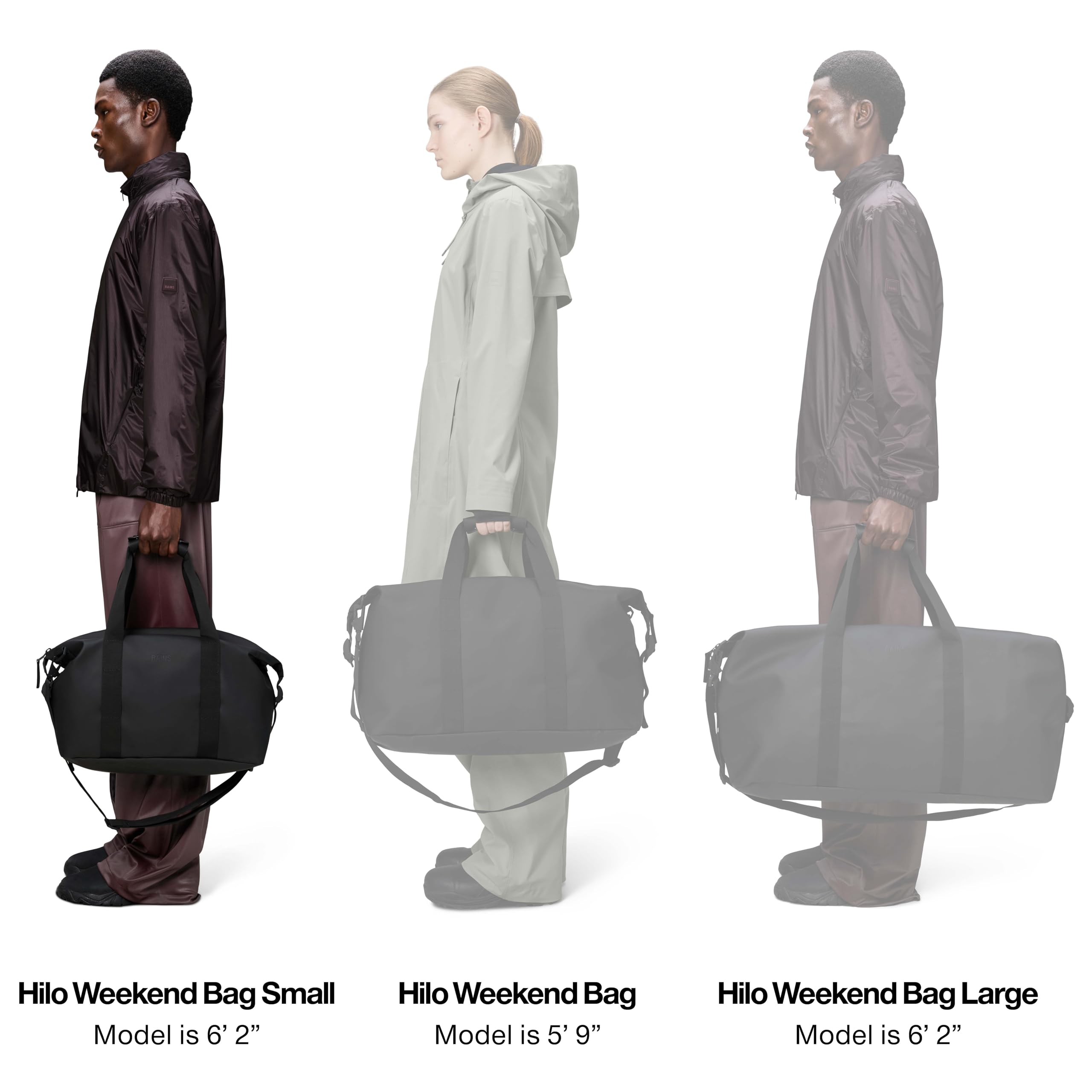 RAINS Hilo - Bolsa de Viaje Impermeable (tamaño pequeño)