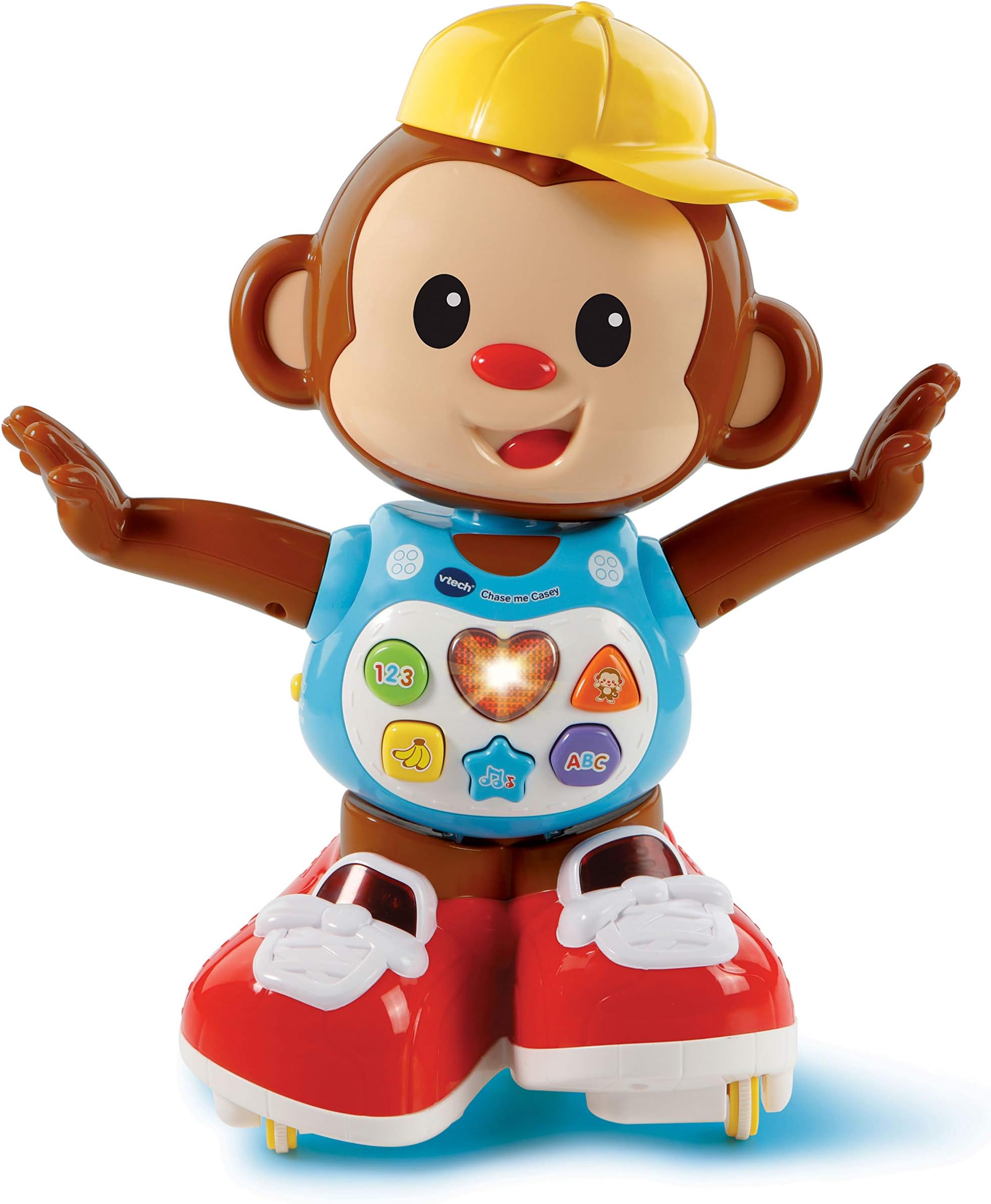 VTech Chase Me Casey Interactive Baby Toy | Musical Baby Toy with Sounds Introducing Letters & Numbers | Educational Toy for Babies from 9 Months, 2, 3 Year Olds