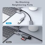 Adaptateur BENFEI USB C vers USB 3.0, 2 Pack Adaptateur USB C vers A Mâle à Femelle Compatible avec iPhone 15 Pro/Max, MacBook Pro/Air 2023, iMac, S23, XPS 17