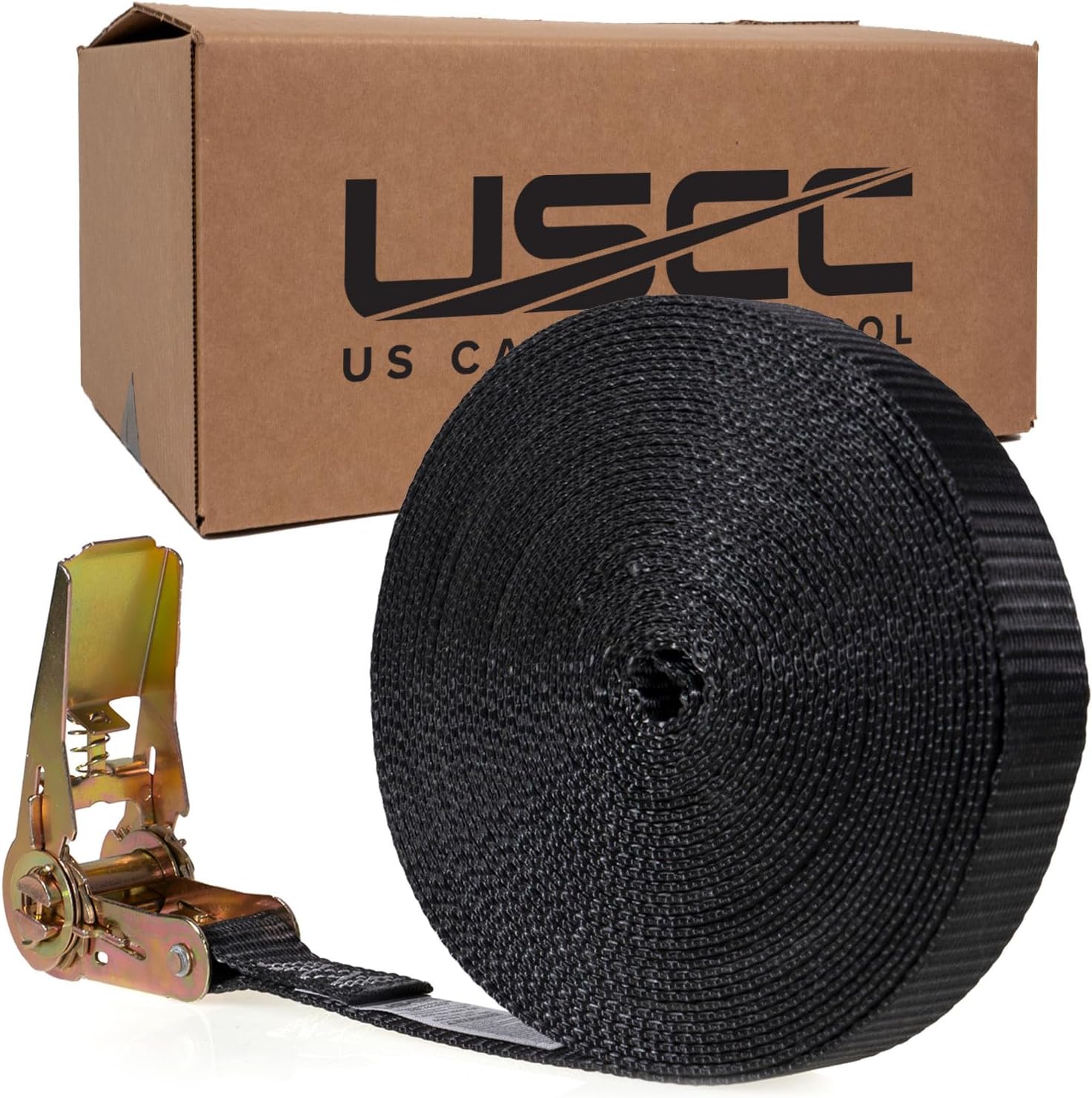 Endless ratchet straps 1" x 30' (24-pack) hookless