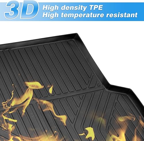 Vista 40 de Powerty Tapete de carga para BMW X5 2019-2025 2026, forro de carga TPE para todo tipo de clima, forros de maletero resistentes para BMW X5 sin