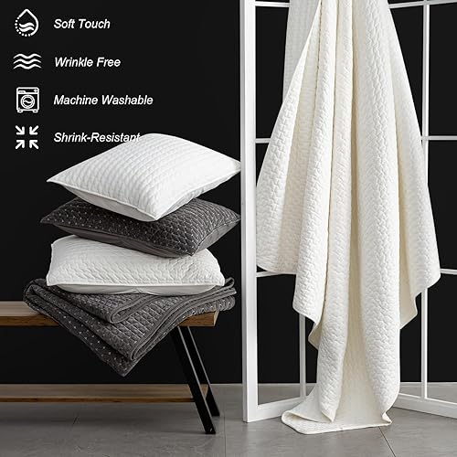 Miniatura 4 de Juego de edredón de terciopelo tamaño King, juego de ropa de cama acolchado de gran tamaño, juego de colcha suave y lujoso edredón de terciopelo