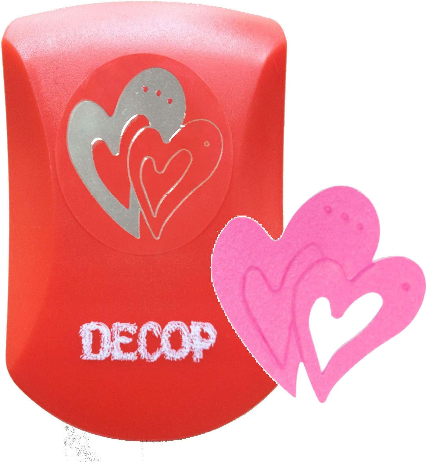 PI Original DECOP double-cut embossed punch bubble Heart