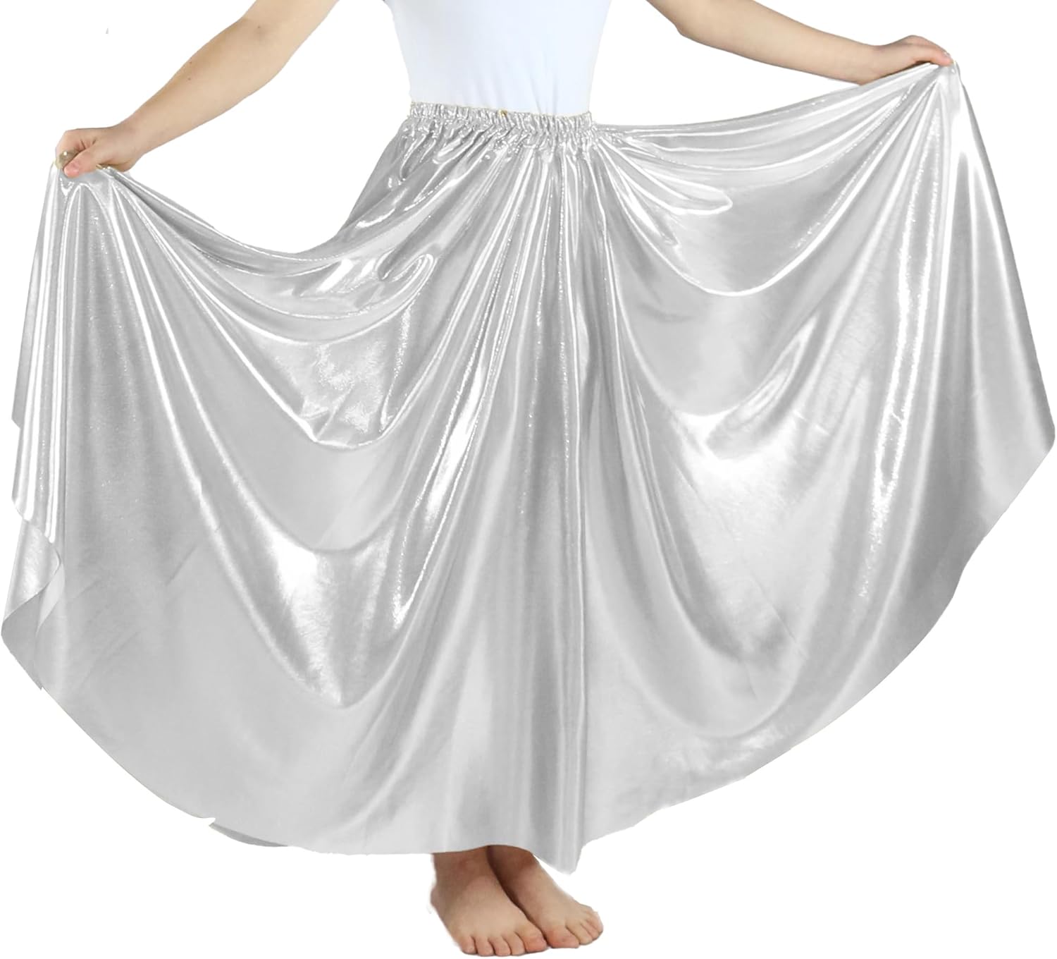 Danzcue Girls Long Full Circle Dance Skirt