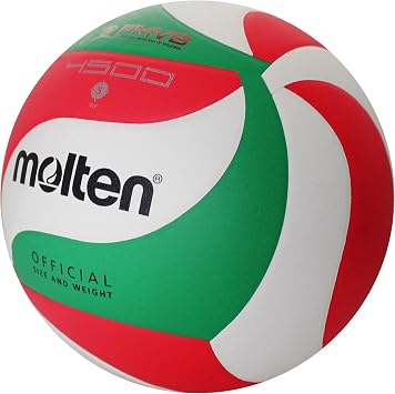 Molten V 5 M 4500 Volleyball Blanc-vert-Rouge