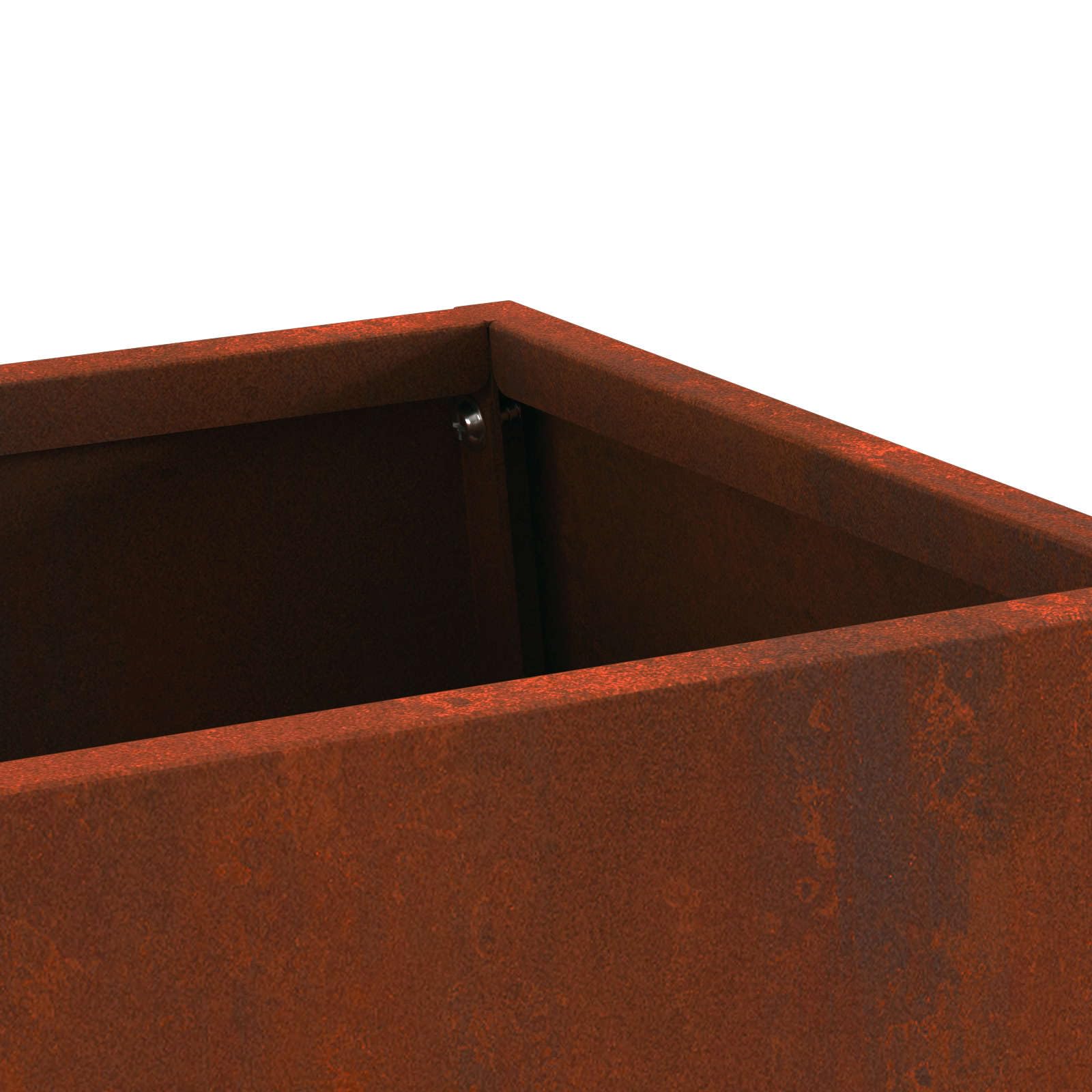 vidaXL Focolare Marrone 60 x 35 x 100 cm, Camino da Giardino Elegante, Design Rettangolare in Acciaio, Resistente, Facile da trasportare, Anti-ruggine