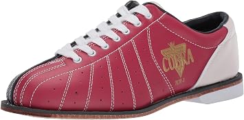 Mens TCR1L Cobra Rental Bowling Shoes- LacesRed/Blue 10