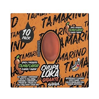Akipika Chupaloka Gigante Tamarind 1 Display / 10 Pz Of 40gr