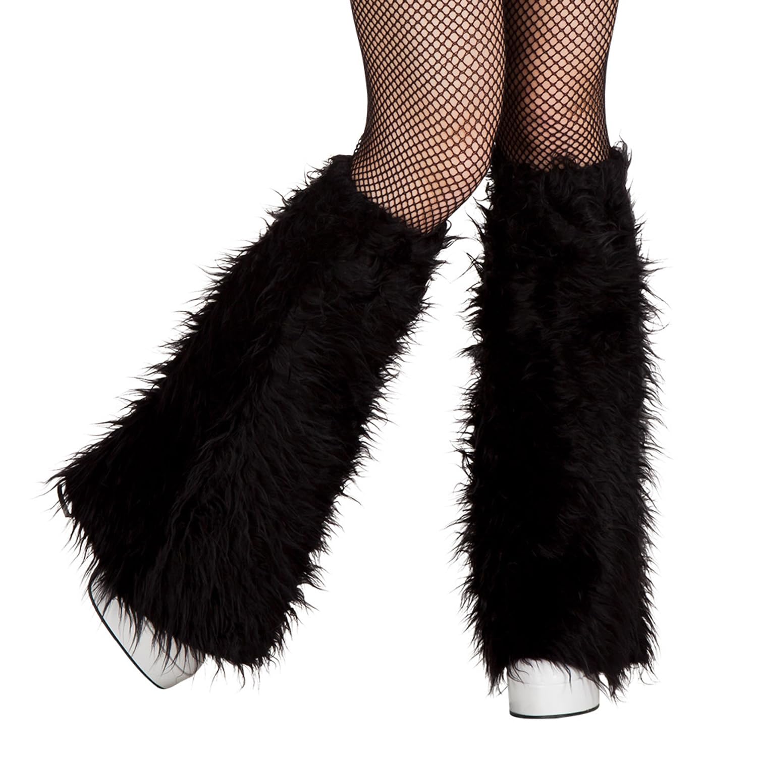Boland 01730 – Plush Leg Wämer, Black, One Size